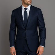 The Indigo Executive | Heavyweight Twill | Superfine 130's Wool Rich Fabric