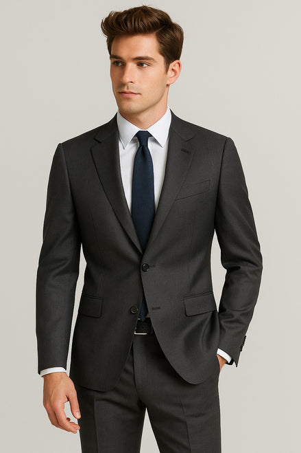 The Graphite Executive | TORINO Super 120’s Pure Merino Wool Suiting Fabric