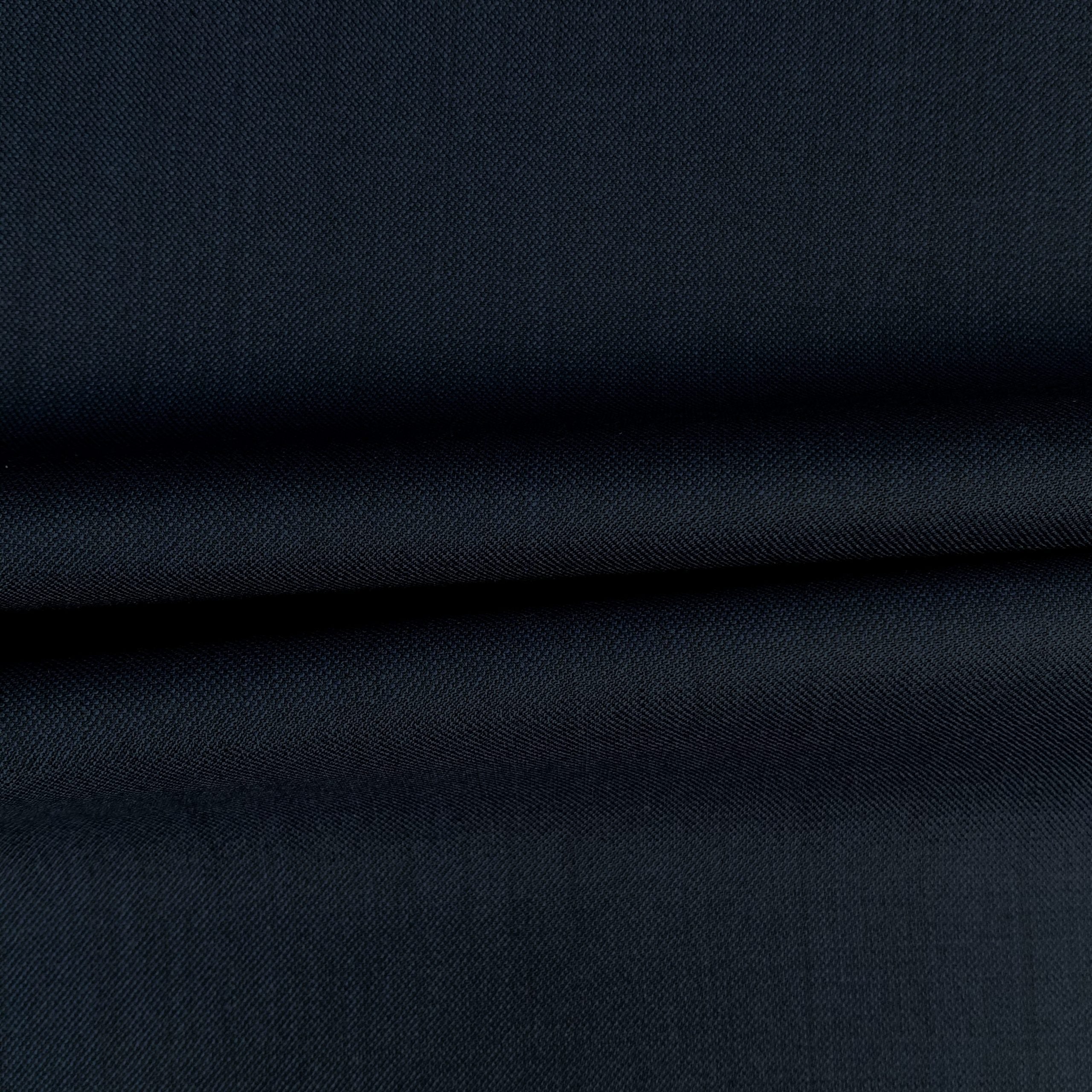 The Sovereign | Solid Navy Sharkskin | Superfine 120's Pure Wool Fabric