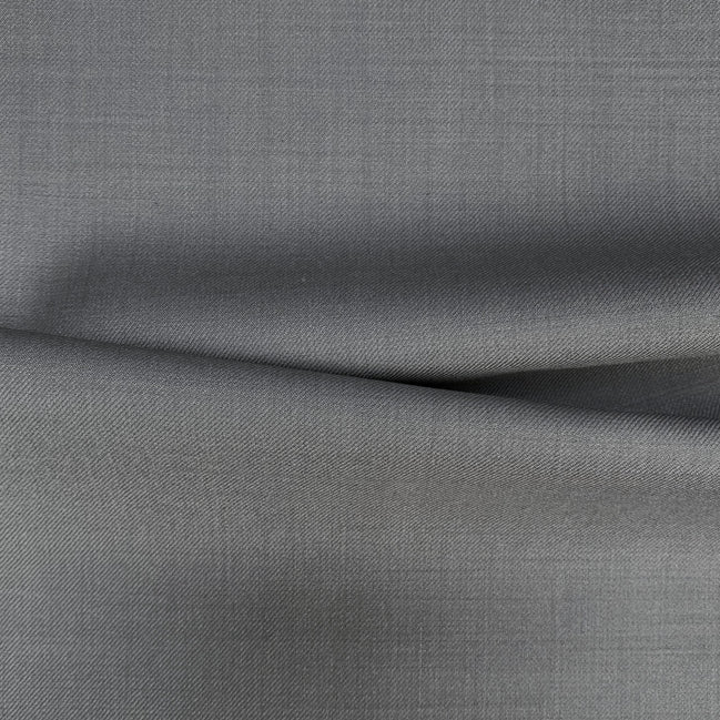 The Dove Mist | Foundation Pale Grey Twill | Superfine 120's Pure Merino Fabric