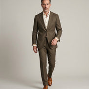 The Walnut | Twill | Super 120's | Woolmark Certified | Luxury Gift Boxed