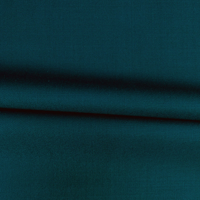 The Marine Azure | Foundation Sky Twill | Superfine 120's Pure Merino Fabric