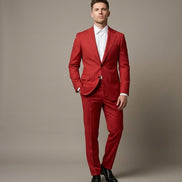 The Crimson | Twill | Super 120's | Woolmark Certified | Luxury Gift Boxed