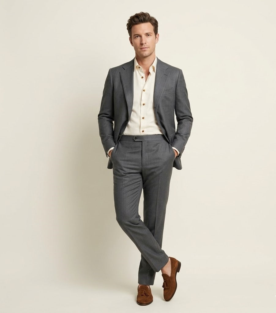 The Sienna | Twill | Super 120's | Woolmark Certified | Luxury Gift Boxed
