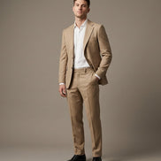 The Sand | Twill | Super 120's | Woolmark Certified | Luxury Gift Boxed