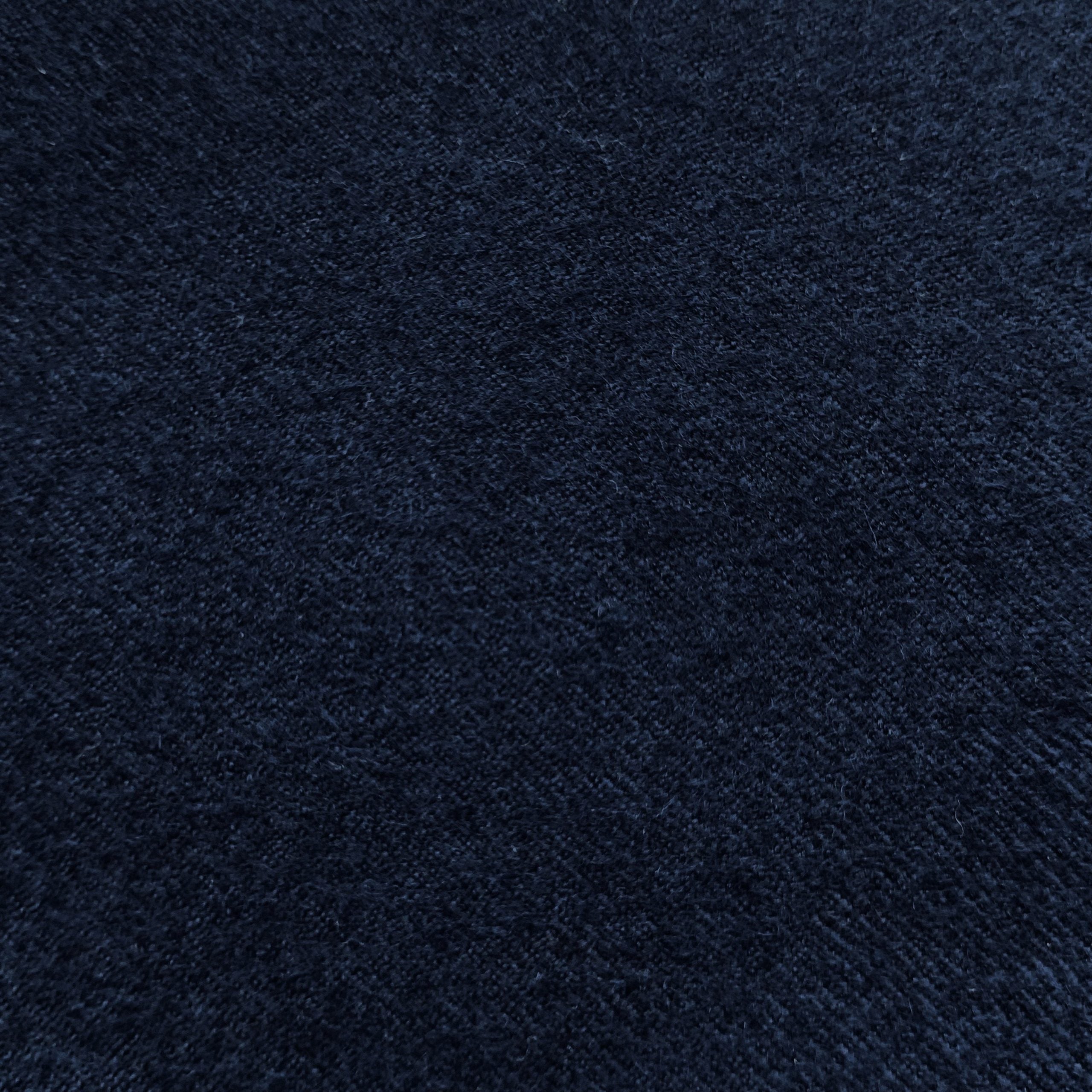 The Midnight Twill | Pure Luxury | Pure Wool & Cashmere | Super 120's Flannel Fabric