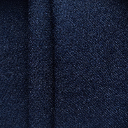 The Midnight Twill | Pure Luxury | Pure Wool & Cashmere | Super 120's Flannel Fabric