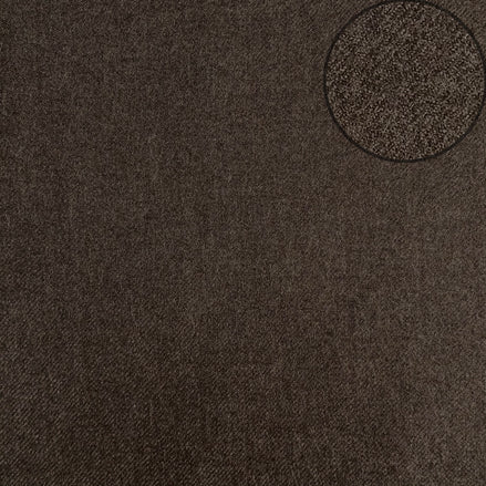 Super 120’s Wool & Cashmere Flannel Jacketing Fabric – Warm Walnut Brown – Luxury Gift Box
