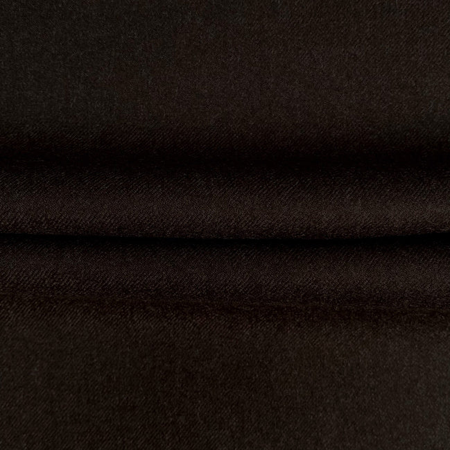 The Cocoa Estate | Timeless Twill | Super 120's Wool Cashmere Flannel Fabric