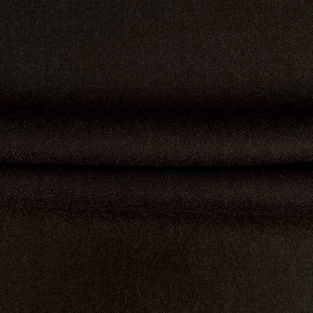 The Cocoa Estate | Timeless Twill | Super 120's Wool Cashmere Flannel Fabric