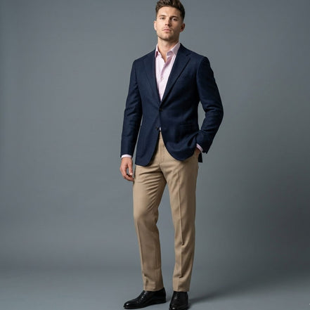 The Merlot | Flannel Twill | Super 120's | Woolmark Certified | Luxury Gift Boxed