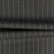The Legacy Grey | Fine Pinstripe | Superfine 120's Fabric