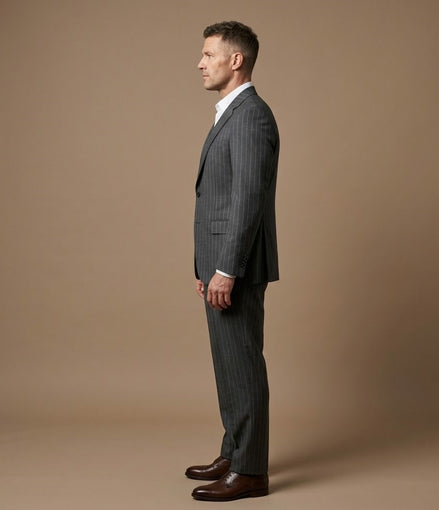 The Navigator | Sharkskin | Super 120's | Woolmark Certified | Luxury Gift Boxed