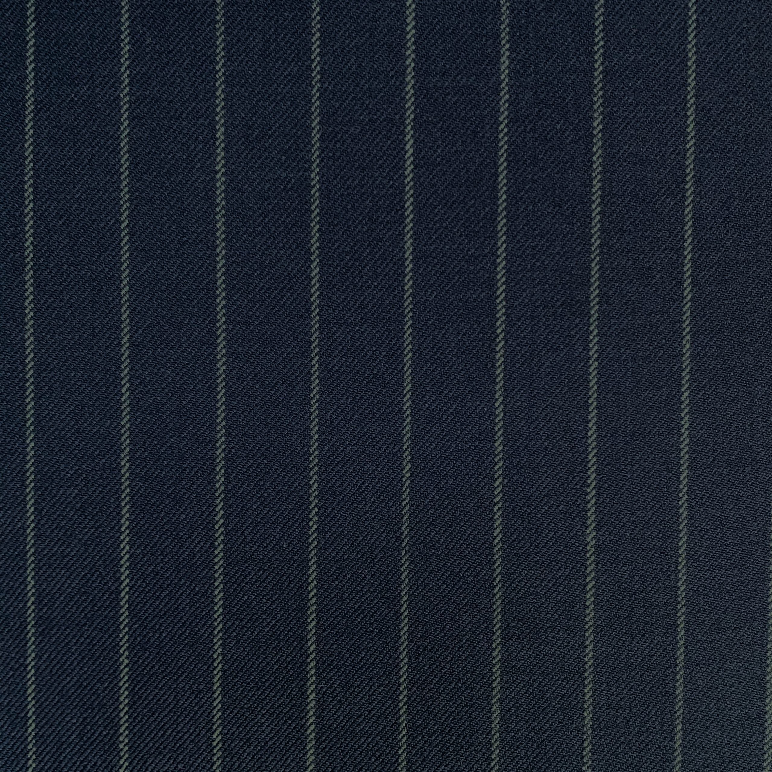 The Cobalt Stripe | Blue-on-Blue Pinstripe | Superfine 120's Fabric