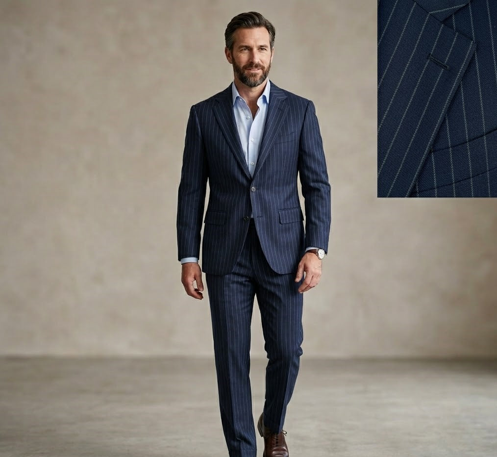 The Anthracite | Sharkskin | Super 120's | Woolmark Certified | Luxury Gift Boxed