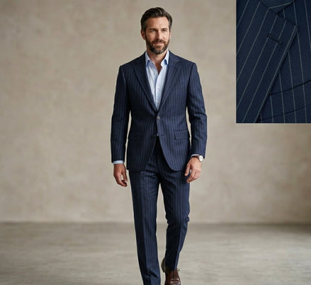 The Anthracite | Sharkskin | Super 120's | Woolmark Certified | Luxury Gift Boxed
