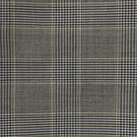 The Westminster | Prince of Wales Grey Glen Check | Superfine 120's Pure Merino Fabric