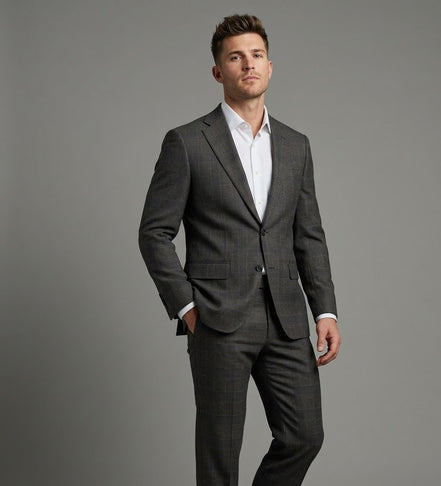 The Navigator | Glen Plaid | Super 120's | Woolmark Certified | Luxury Gift Boxed