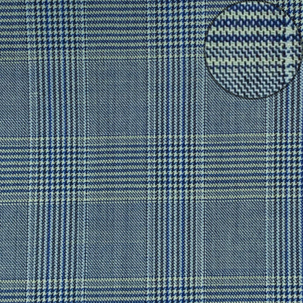 TORINO Super 120’s Wool All-Season Unstitched Suiting Fabric – Check Pattern – Luxury Gift Box (1.25m Trousers / 3.25m Suits)