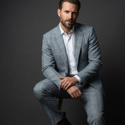 The Platinum | Glen Plaid | Super 120's | Woolmark Certified | Luxury Gift Boxed