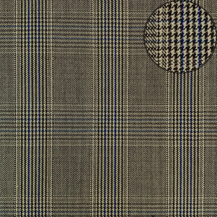 TORINO Super 120’s Wool All-Season Unstitched Suiting Fabric – Check Pattern – Luxury Gift Box (1.25m Trousers / 3.25m Suits)