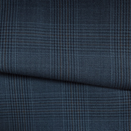 The Pewter | Glen Plaid | Super 120's | Woolmark Certified | Luxury Gift Boxed