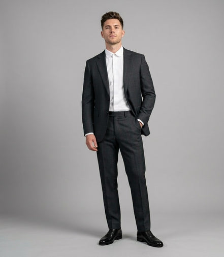 The Sage | Glen Plaid | Super 120's | Woolmark Certified | Luxury Gift Boxed