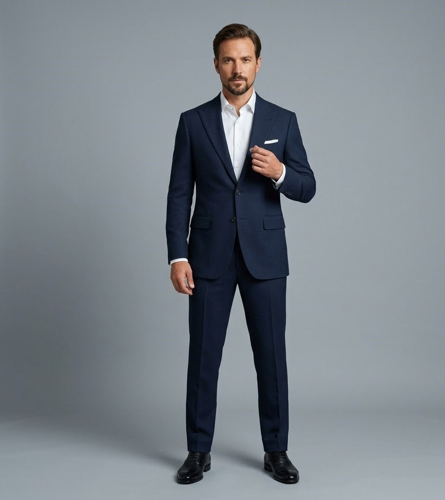 The Platinum | Bird's Eye | Super 120's | Woolmark Certified | Luxury Gift Boxed