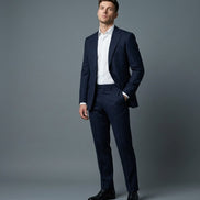 The Carbon | Herringbone | Super 120's | Woolmark Certified | Luxury Gift Boxed