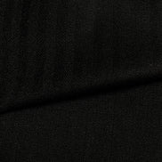 The Onyx Herringbone | Charcoal Chevron Weave | Superfine 120's Fabric