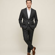 The Onyx | Windowpane | Super 120's | Woolmark Certified | Luxury Gift Boxed