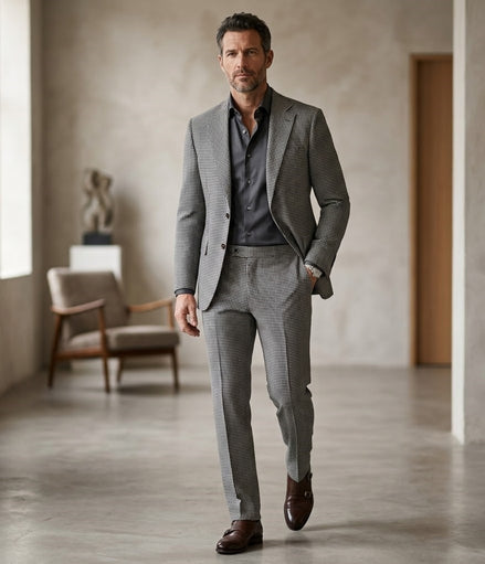 The Banker | Pinstripe | Super 120's | Woolmark Certified | Luxury Gift Boxed