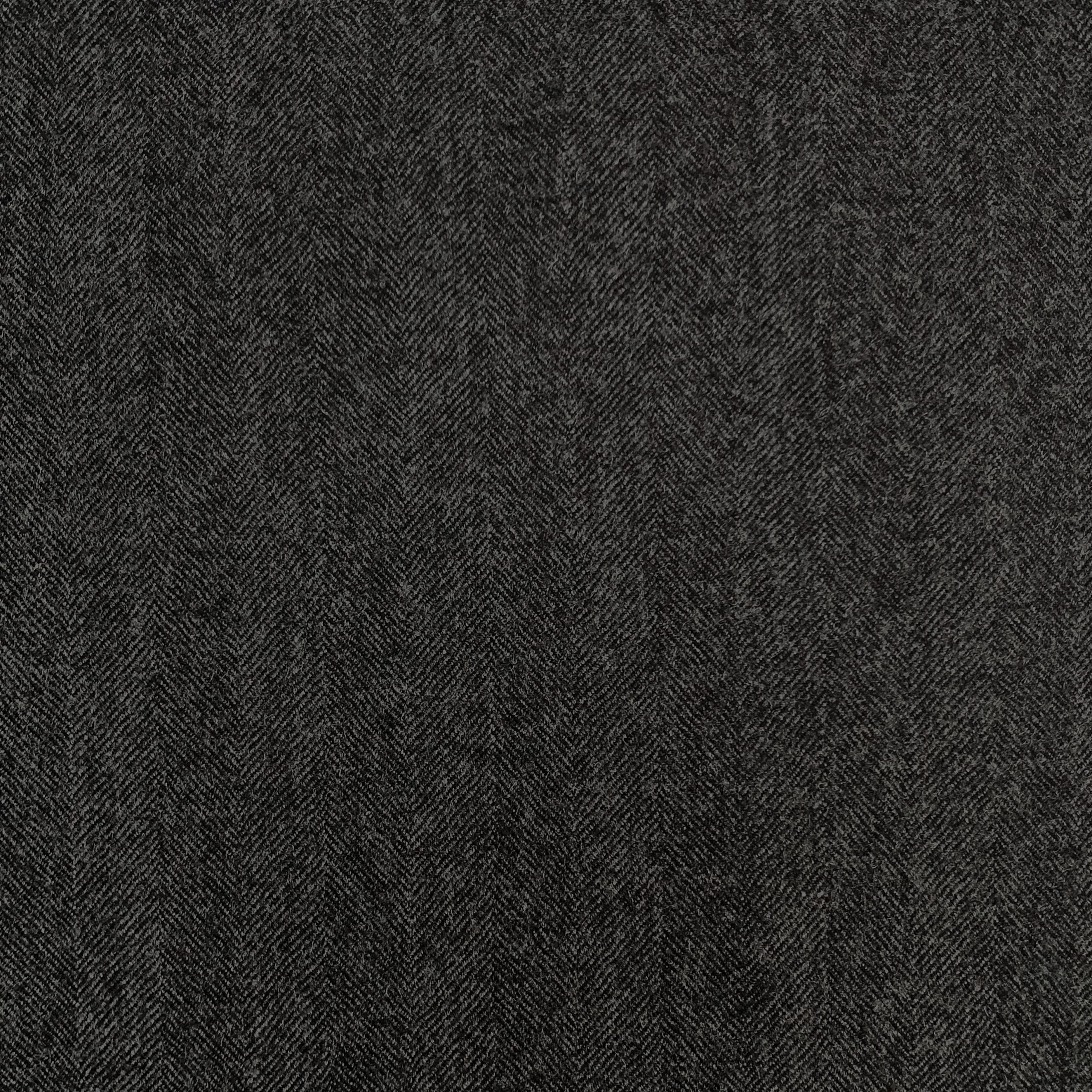 The Silver Chevron | Brushed Heritage Herringbone | Superfine Wool & Cashmere Flannel Fabric