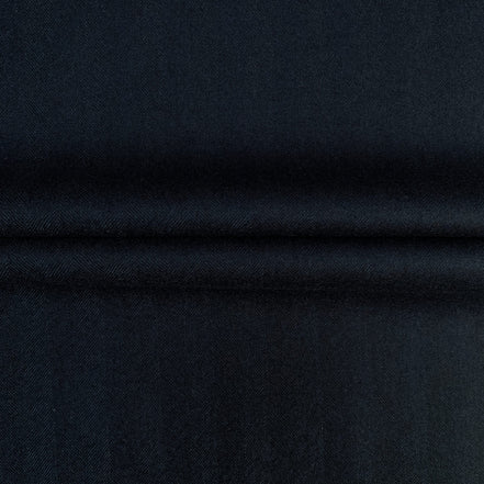 The Oceanic Chevron | Brushed Heritage Herringbone | Superfine Wool & Cashmere Flannel Fabric