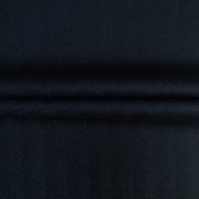 The Chevron Navy | Herringbone | Super 120's | Woolmark Certified | Luxury Gift Boxed