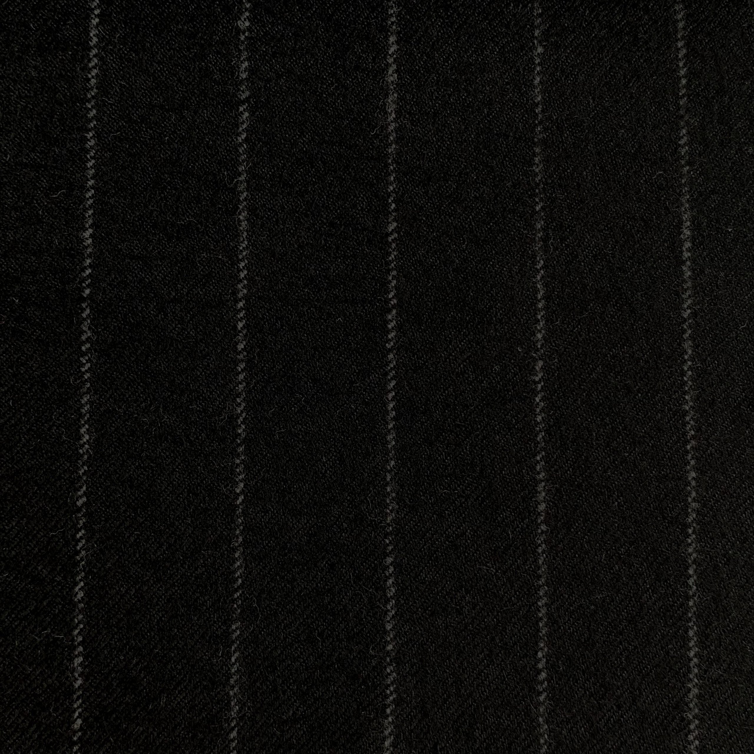 The Midnight Shadow | Luxury Brushed Twill | Superfine Wool & Cashmere Flannel Fabric