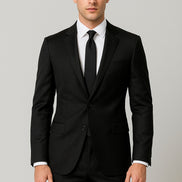 The Sovereign Navy | Foundation Command Solid | Superfine 120's Pure Merino Fabric