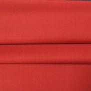 The Crimson Authority | Solid Red Twill | Superfine 120's Pure Merino Fabric