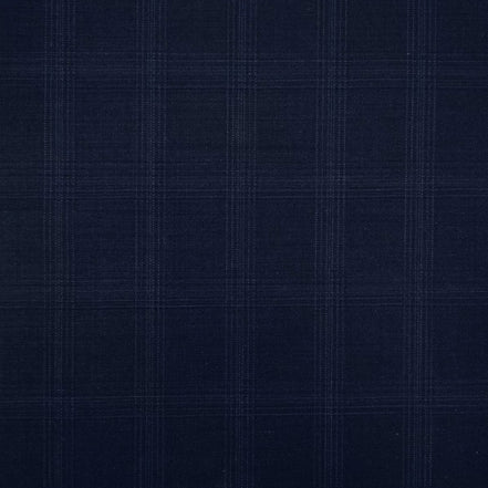 The Eclipse Blue | Micro-Grid Glen Check | Superfine 120's Fabric