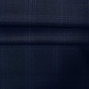 The Eclipse Blue | Micro-Grid Glen Check | Superfine 120's Fabric