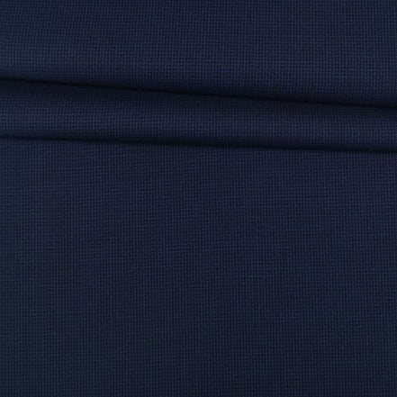 The Regatta Micro-Grid | Superfine 120's Pure Merino Fabric