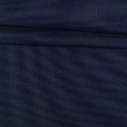 The Regatta Micro-Grid | Superfine 120's Pure Merino Fabric