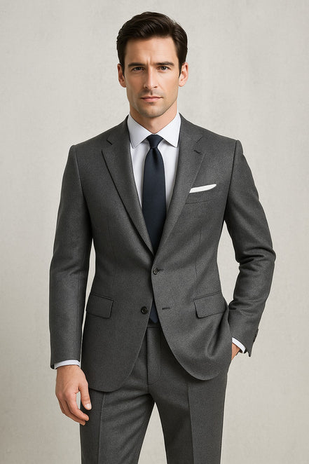 The Estate Flannel | Pure Luxury | Super 120's Wool Cashmere Flannel Fabric