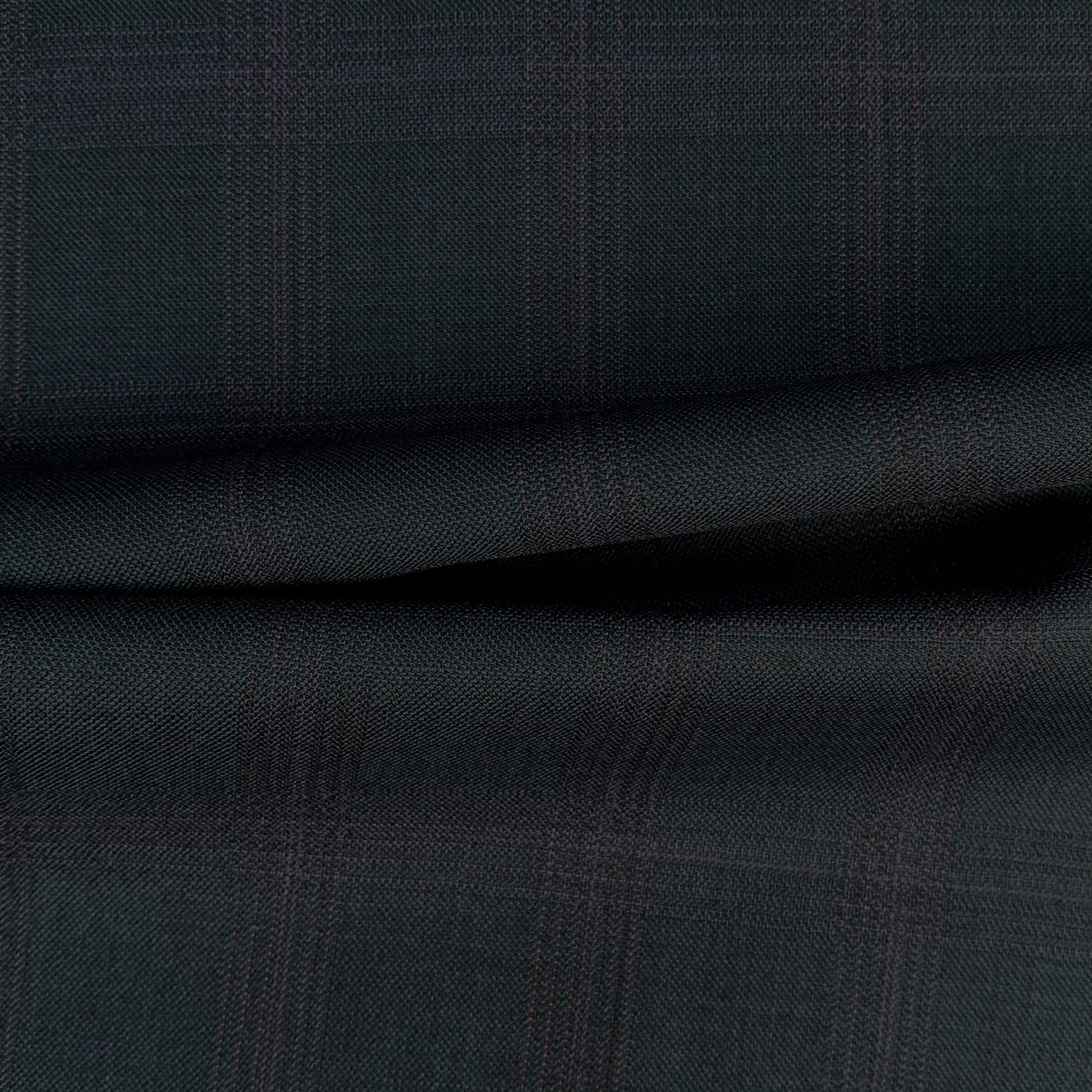 TORINO Super 120’s Wool All-Season Unstitched Suiting Fabric – Check Pattern – Luxury Gift Box (1.25m Trousers / 3.25m Suits)