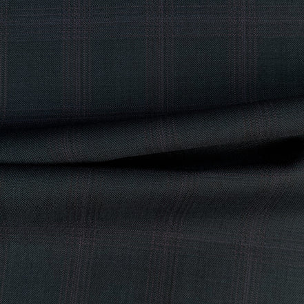 TORINO Super 120’s Wool All-Season Unstitched Suiting Fabric – Check Pattern – Luxury Gift Box (1.25m Trousers / 3.25m Suits)