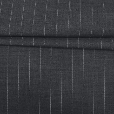 The Ash Micro-Check | Precision Micro-Grid | Superfine 120's Wool Blend Suiting