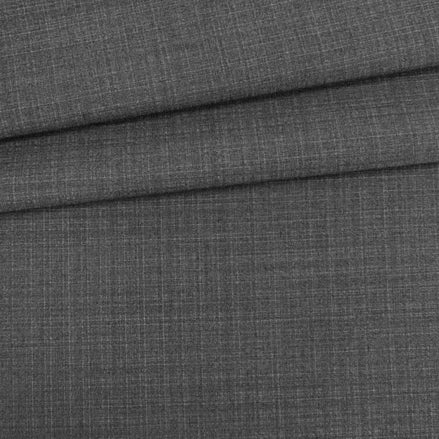 The Iron Micro-Check | Precision Micro-Grid | Superfine 120's Wool Blend Suiting