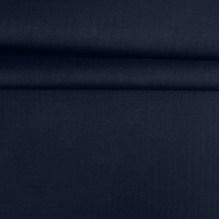 The Navy Blue | Herringbone | Super 130's | Woolmark Certified | Luxury Gift Boxed