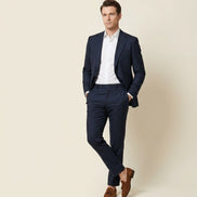 The Midnight | Pin Dot | Super 120's | Woolmark Certified | Luxury Gift Boxed