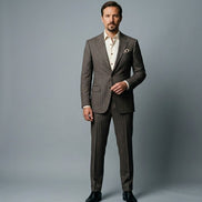 The Heritage | Chalk Stripe | Super 120's | Woolmark Certified | Luxury Gift Boxed